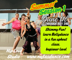 Shimmy Fun Beginner Technique June 11th-July 2nd 4 week session