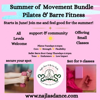 Pilates & Barre Fitness June bundle June 8th to July 2nd