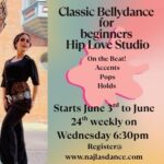 Bellydance for Beginners June Series June 3rd-June 24th 6:30pm Wednesdays