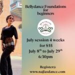 Belly Dance Foundations Beginner July 8th-July 29th Session
