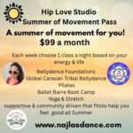 Hip Love Studio Summer of Movement Monthly Pass $99