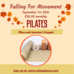 September Pilates Tuesdays 5:30pm $30/Monthly
